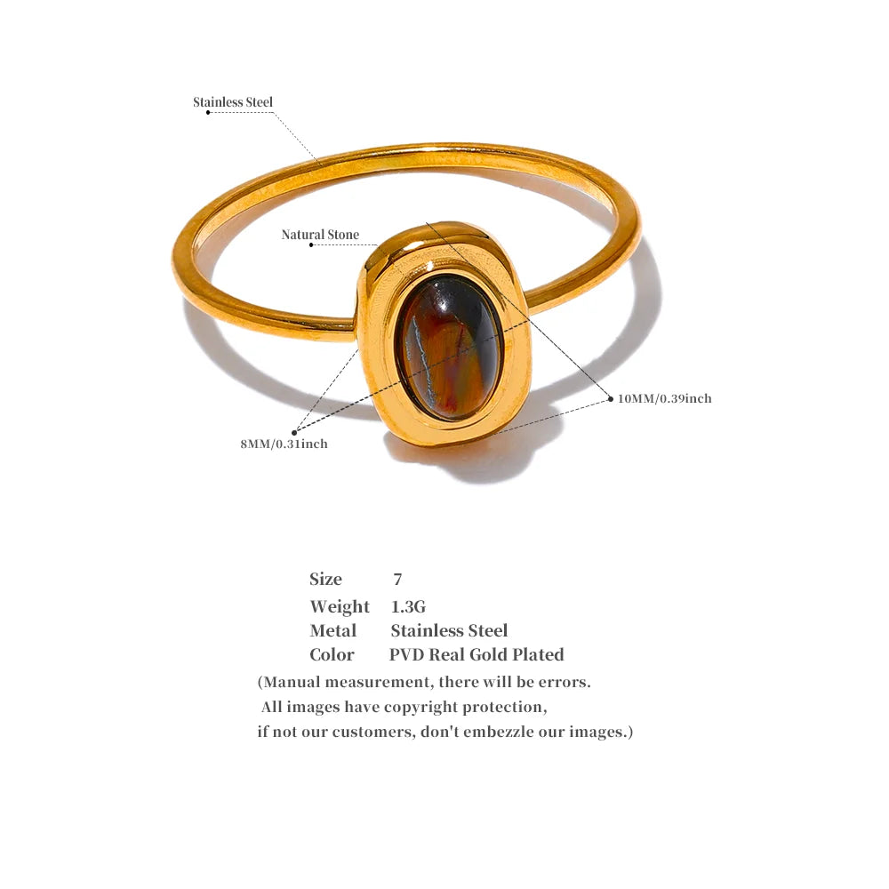 Oval Thin Chic Ring