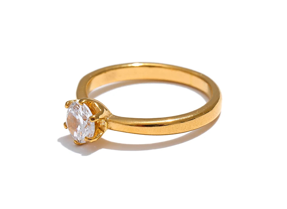 AAA Cubic Zirconia Classic Ring