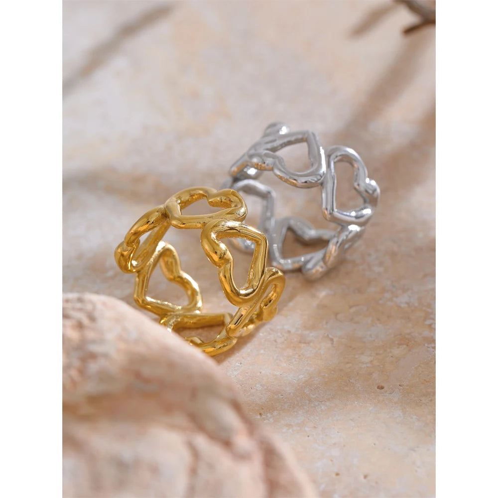 Hollow Heart Ring