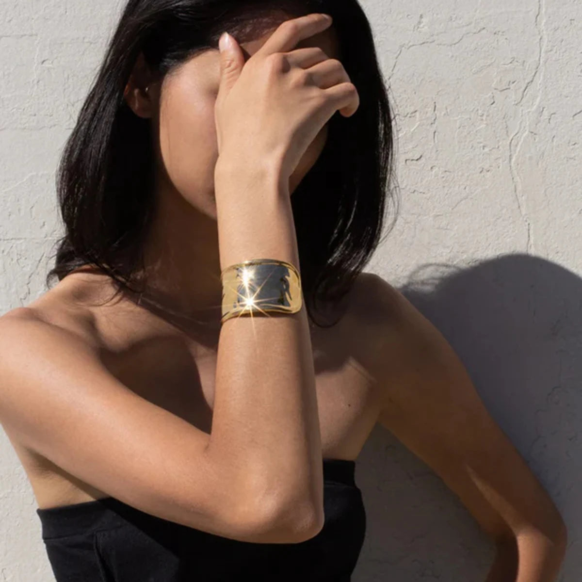Wide Cuff Bracelet Bangle Jewelry