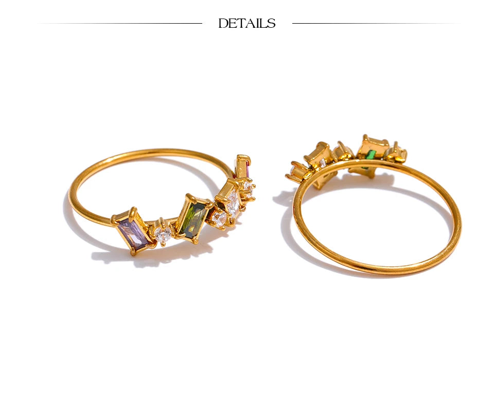 Cubic Zirconia Thin Ring
