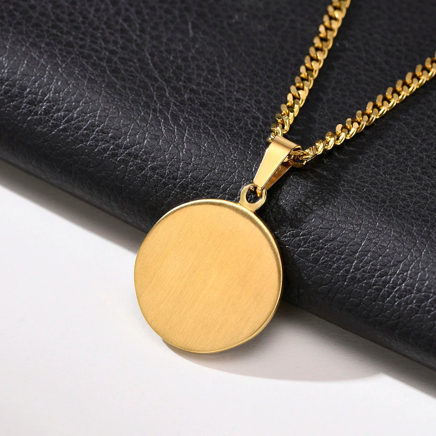 North Star & Anchor Medal Pendant for Men