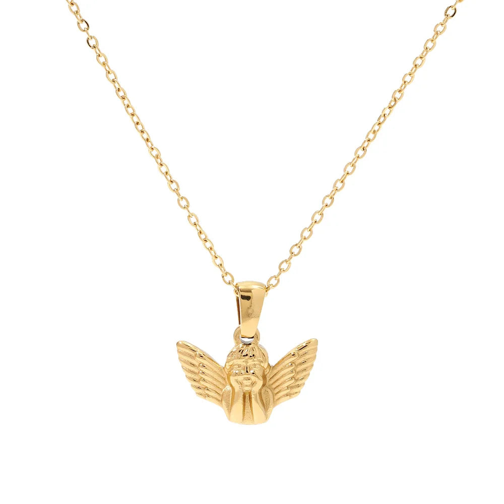 Angel Pendant Necklace Chain