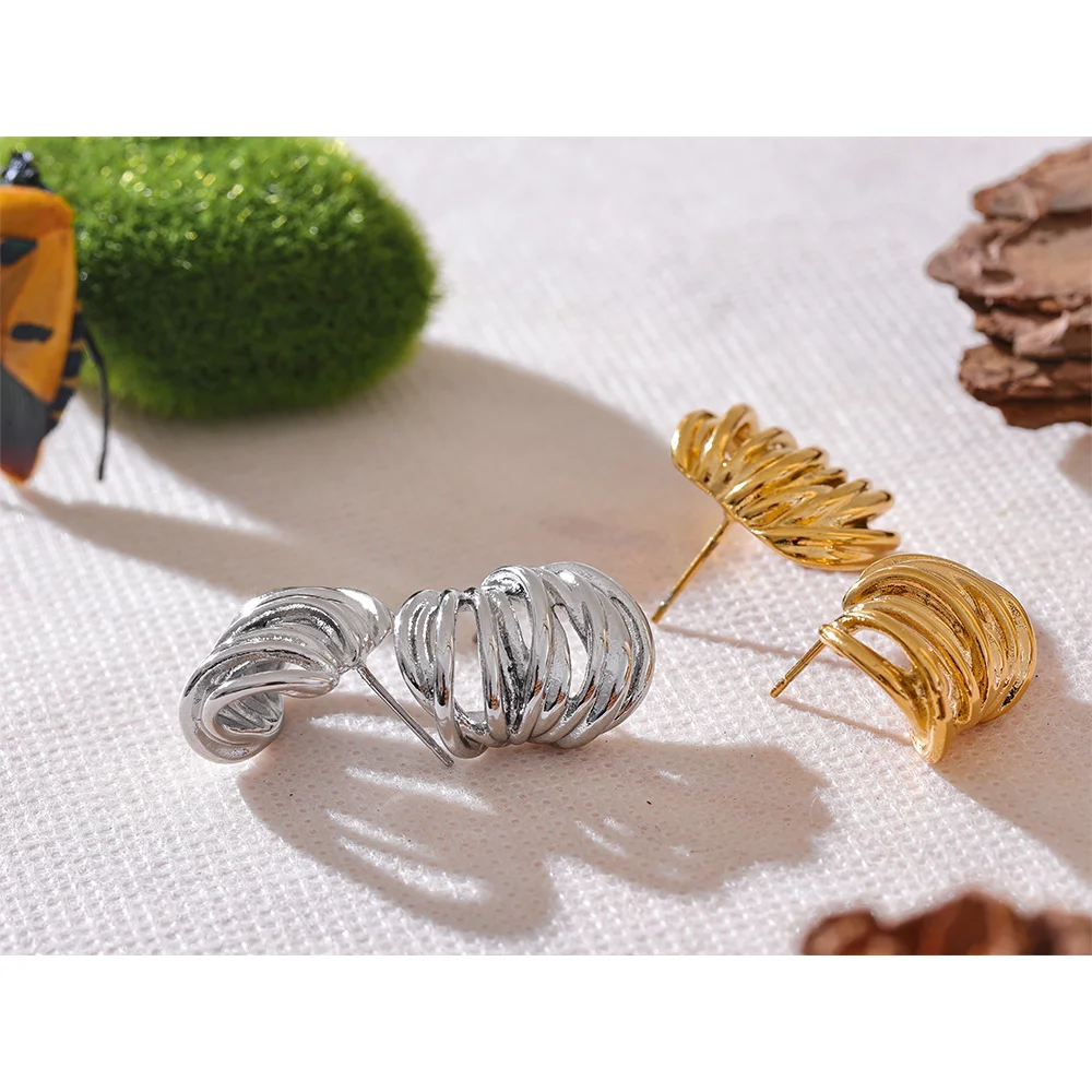 Geometric Stud Earrings