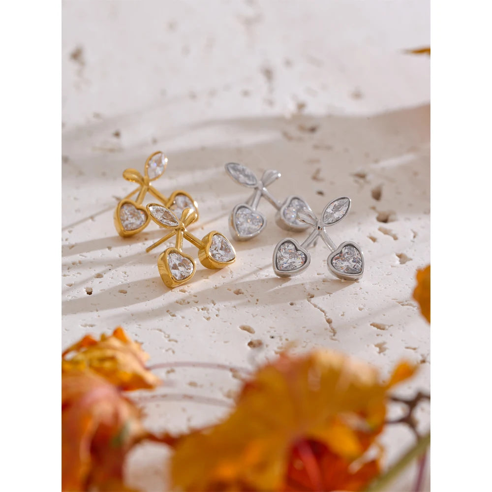Cherry Stud Earrings