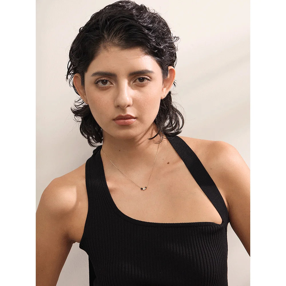 Star Double Side Pendant Necklace