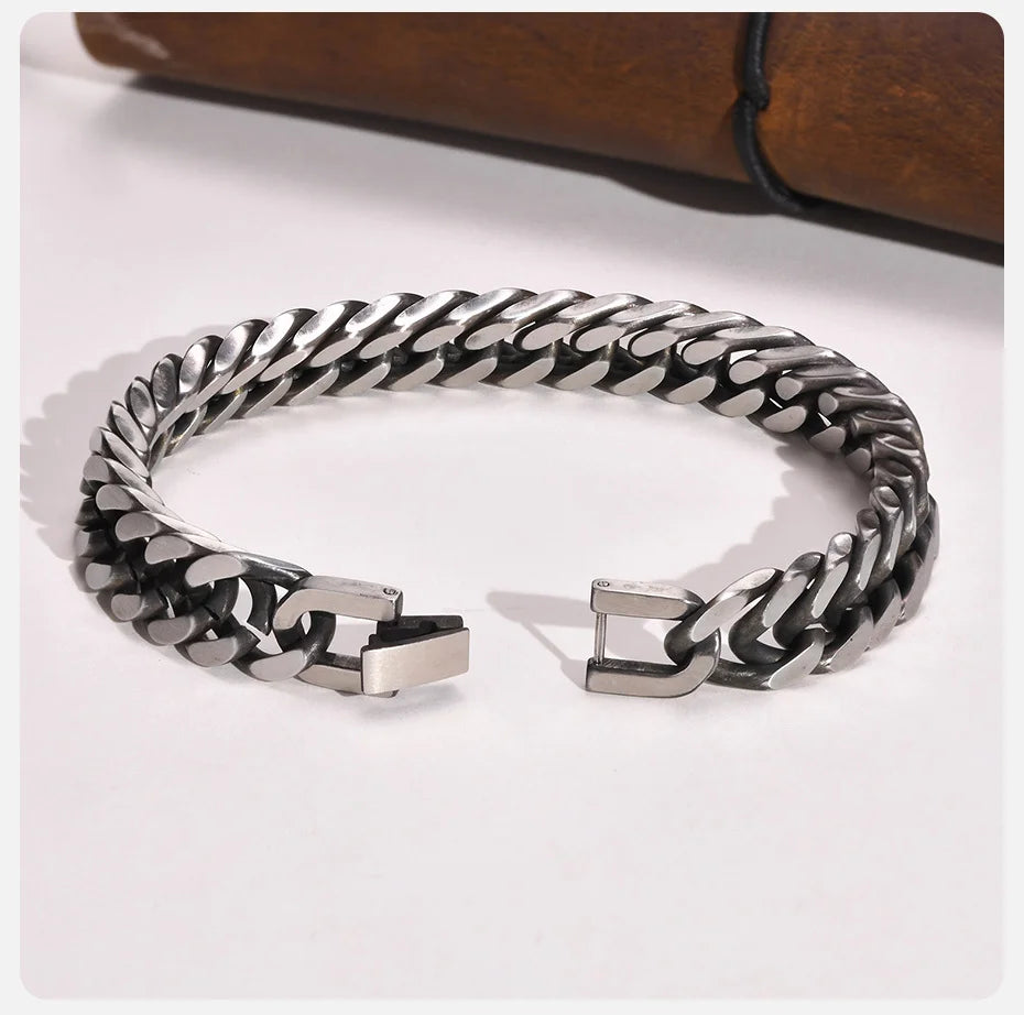 Chunky Retro Cuban Chain Bracelets