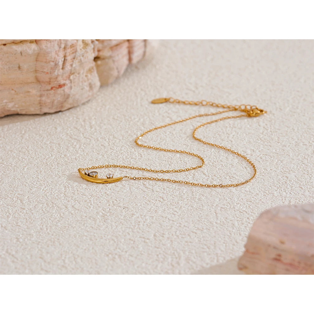 Fashion Chic Cubic Zirconia Korean Necklace