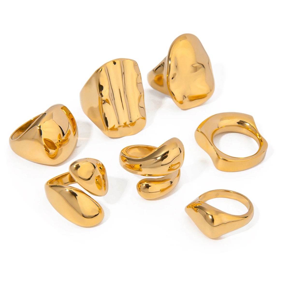 Chic Unique Stainless Steel Unusual Ring