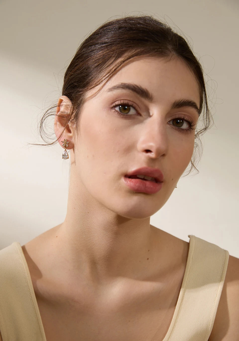 Luxury Colorful Flower Drop Earrings