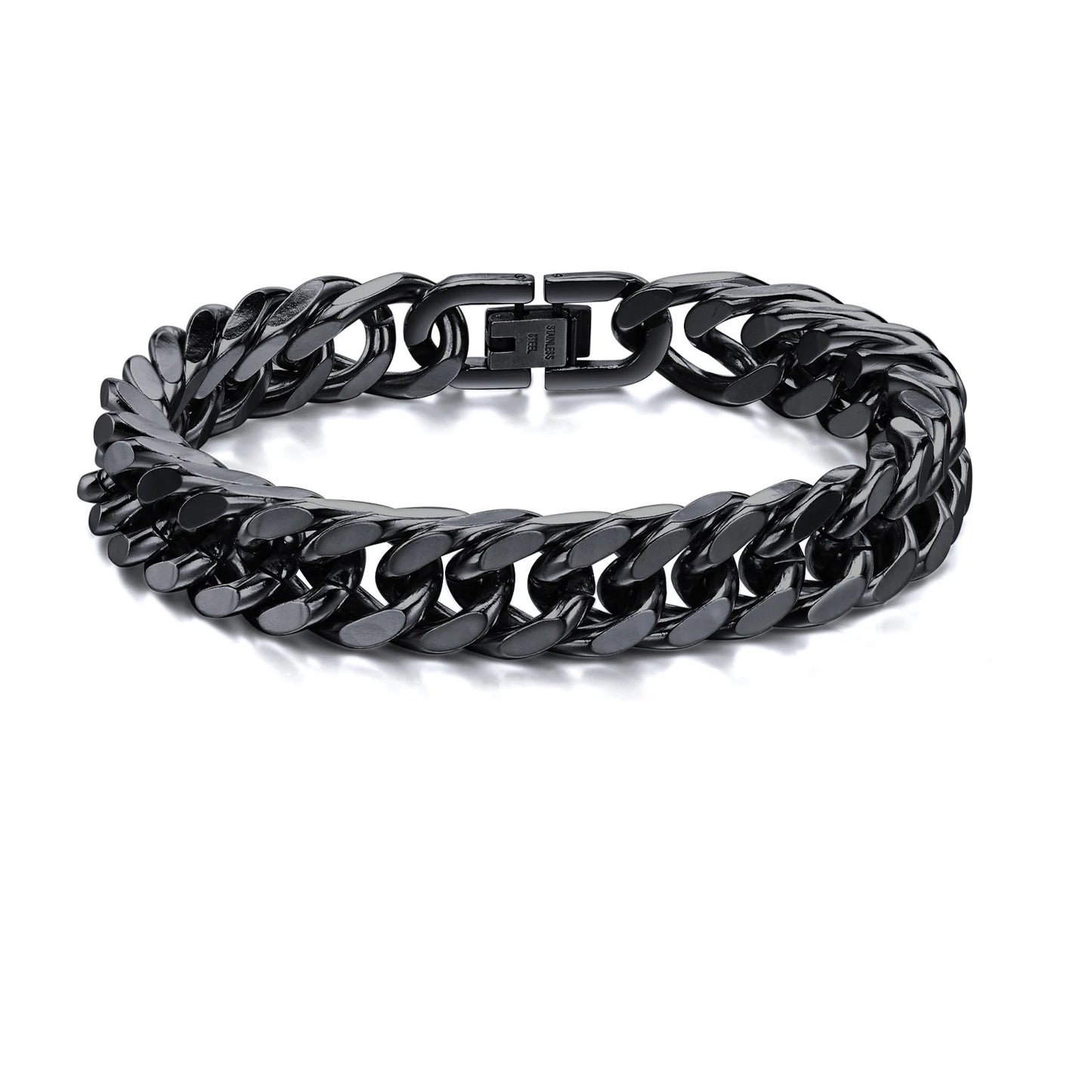 Stainless Steel Cuban Chain Bracelet