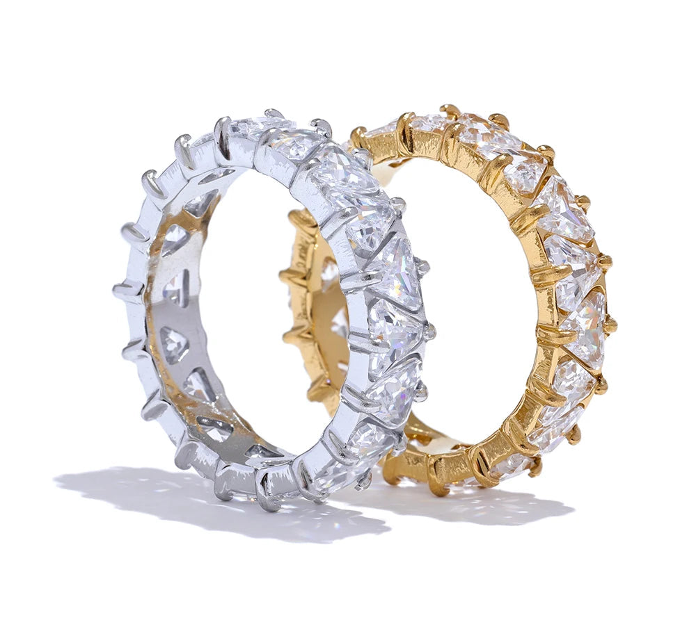 Heart Cubic Zirconia Ring