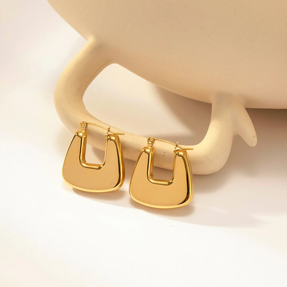 Vintage Hollow Hoop Earrings