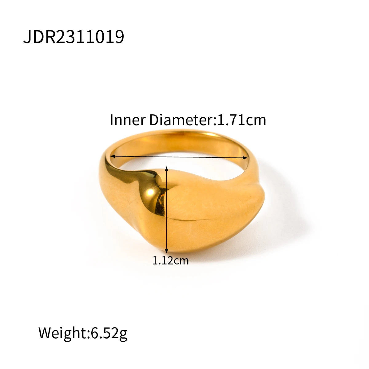 Chic Unique Stainless Steel Unusual Ring