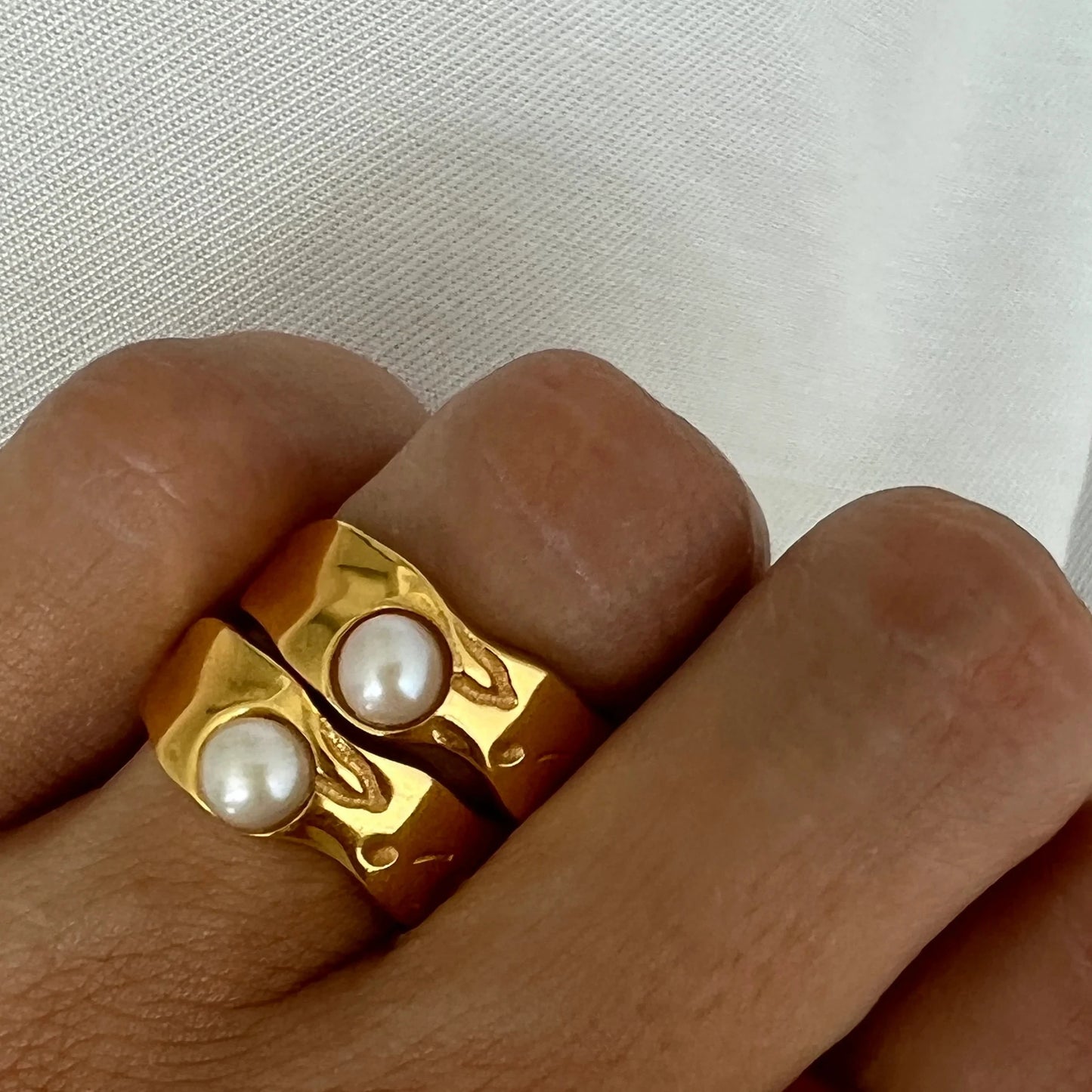 18K Gold PVD Plated Rings