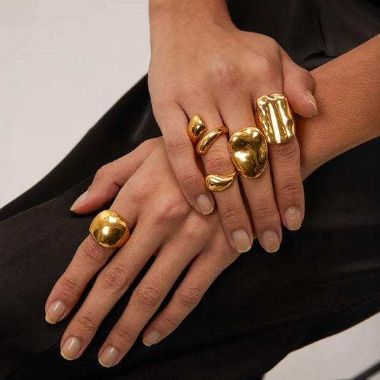 Chic Unique Stainless Steel Unusual Ring