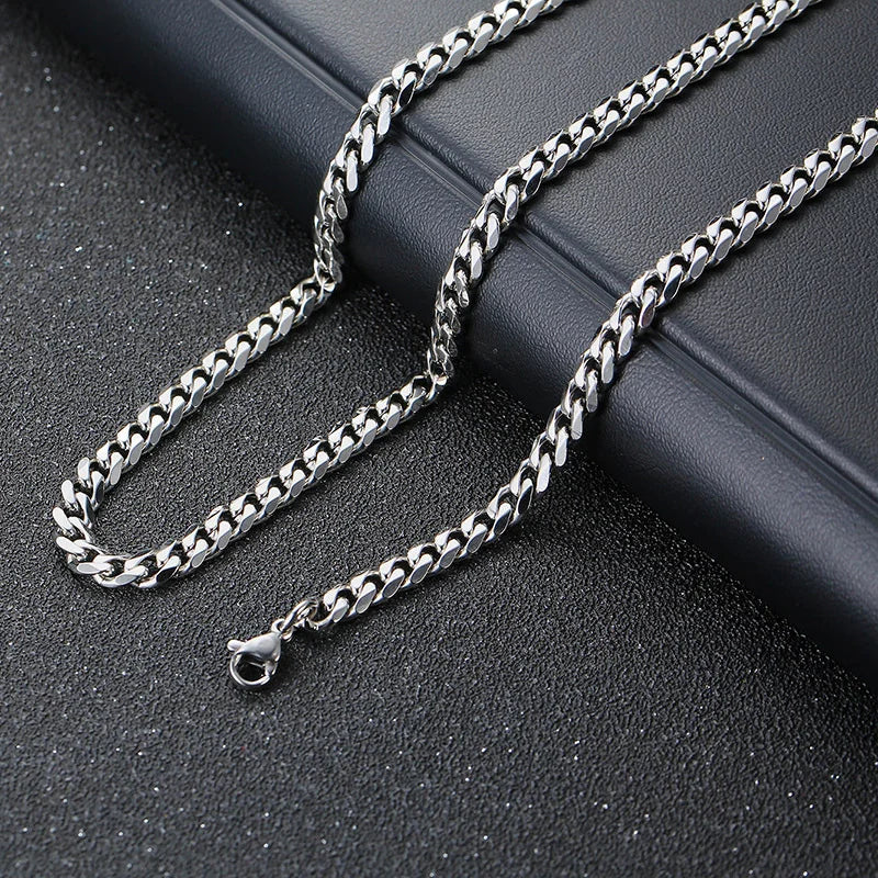 3D Vertical Bar Necklaces for Men