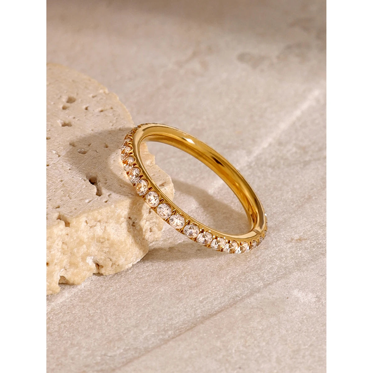 Cubic Zirconia Rhinestones Ring