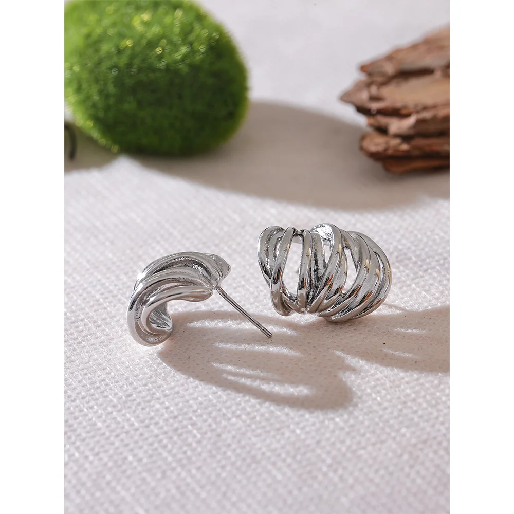 Geometric Stud Earrings