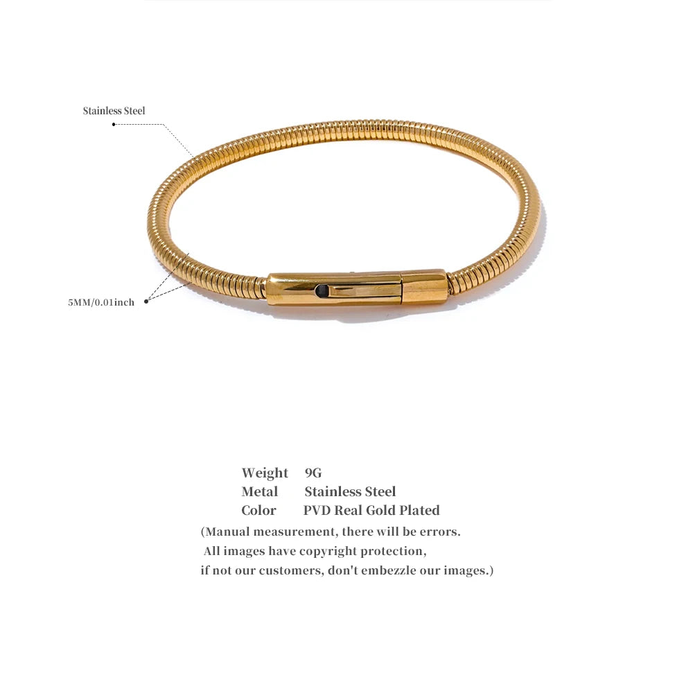 316 Stainless Steel Statement Chain Bracelet