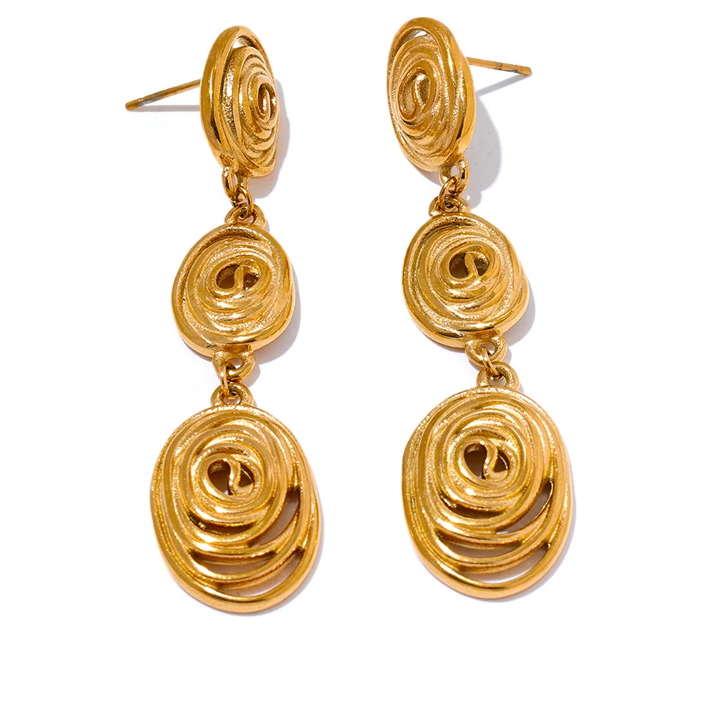 Charm Pendant Drop Earrings
