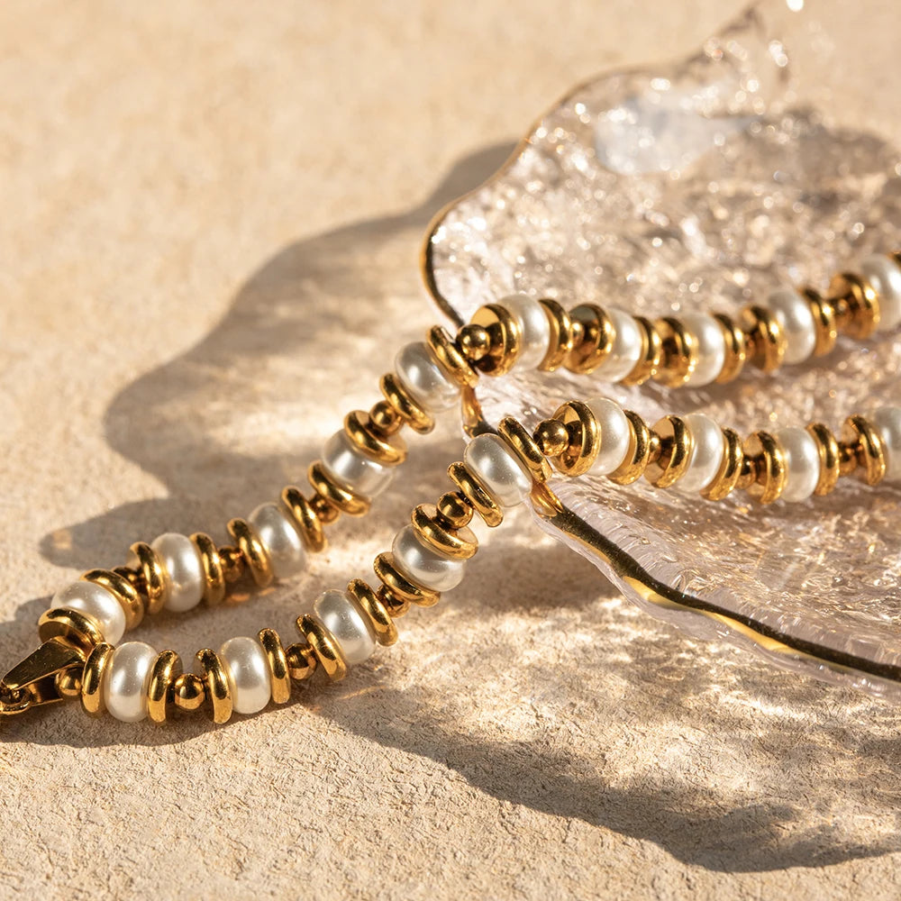 Vintage Beaded Pendant Necklace