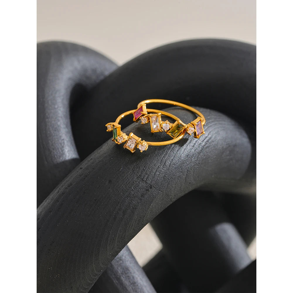 Cubic Zirconia Thin Ring