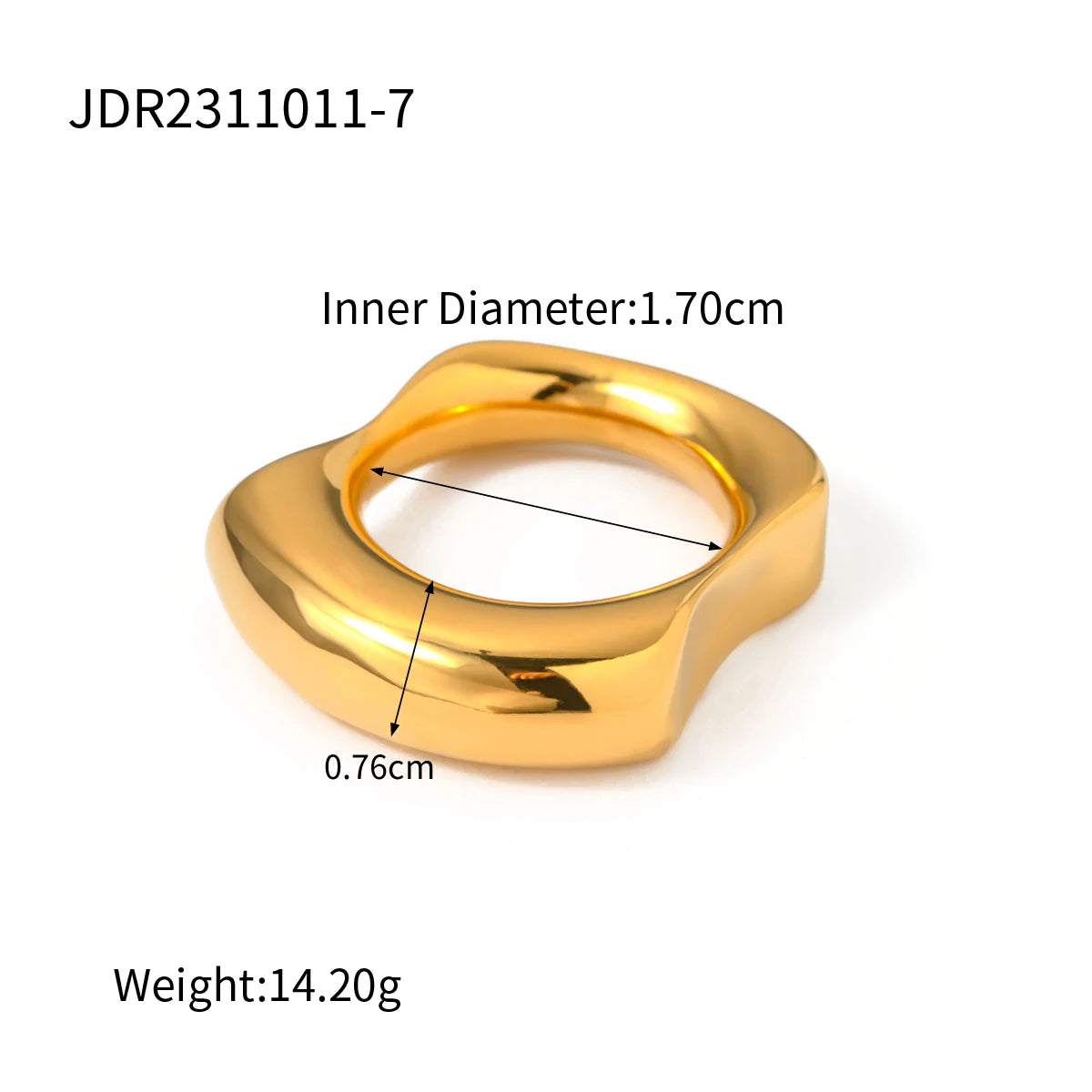 Chic Unique Stainless Steel Unusual Ring