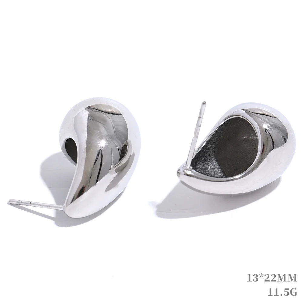 Water Drop Fashion Hollow Stud Earrings
