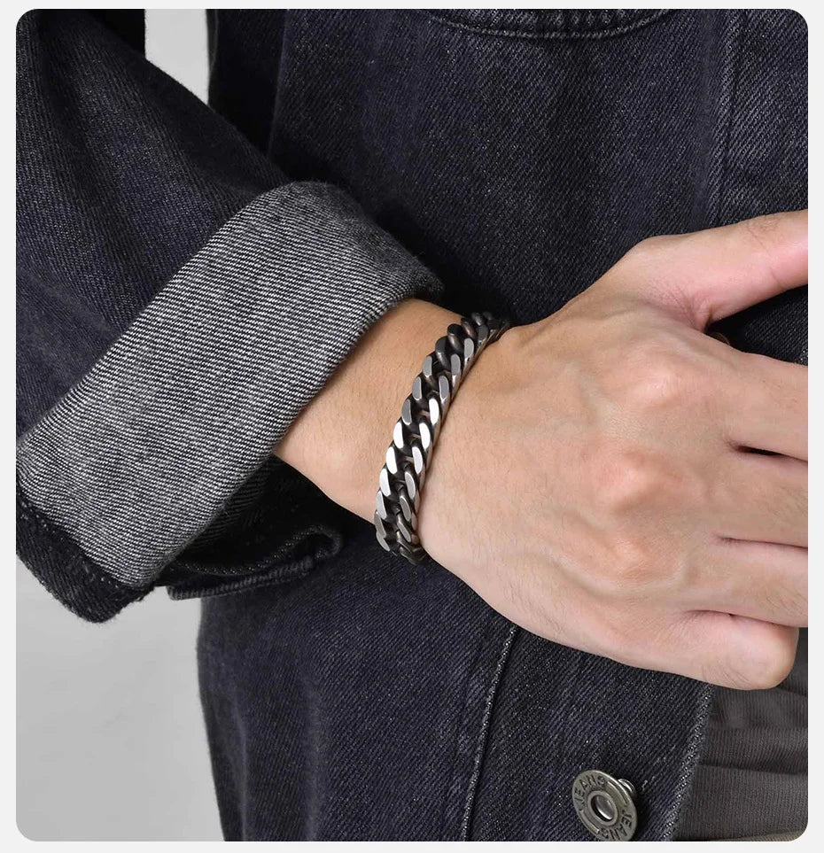 Chunky Retro Cuban Chain Bracelets