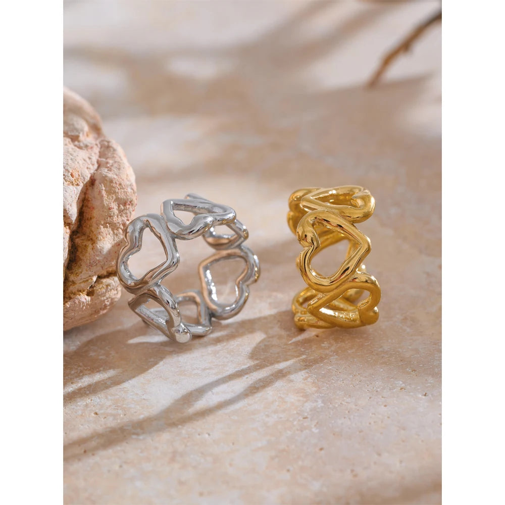 Hollow Heart Ring