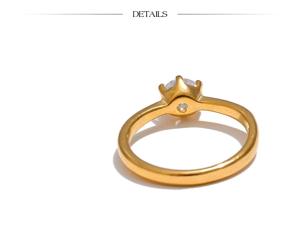 AAA Cubic Zirconia Classic Ring