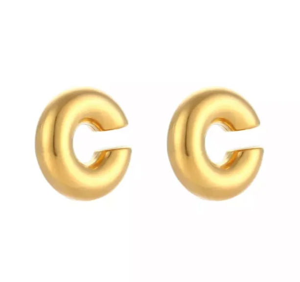 Hollow Design Chunky Bold Hoop Earrings