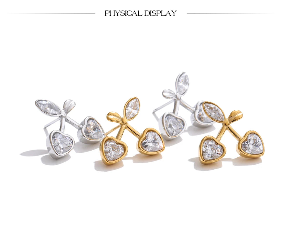 Cherry Stud Earrings
