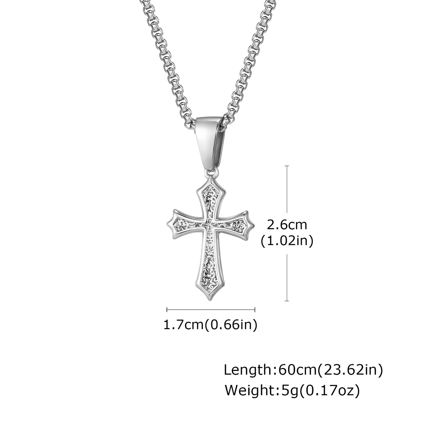 Men’s Cross Pendant Necklace