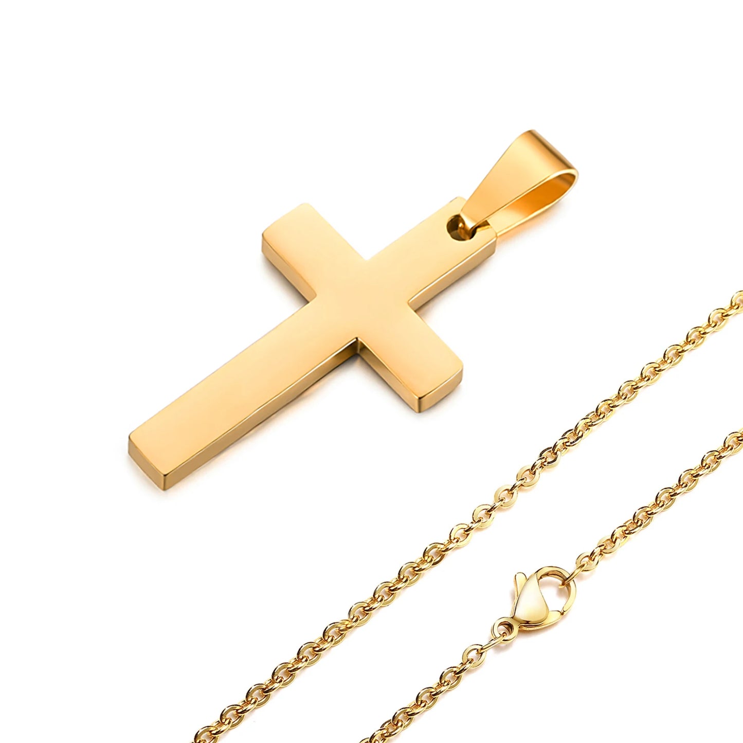 Waterproof Cross Necklaces for Men