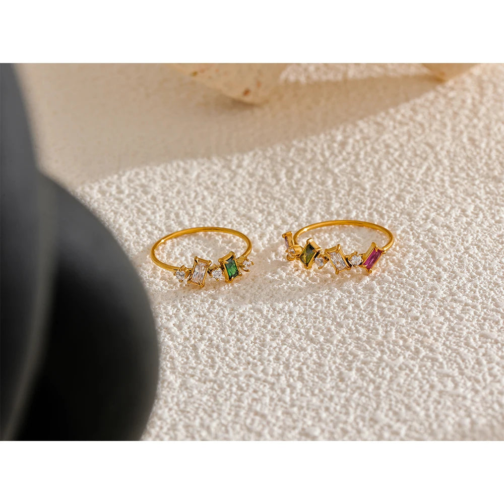 Cubic Zirconia Thin Ring