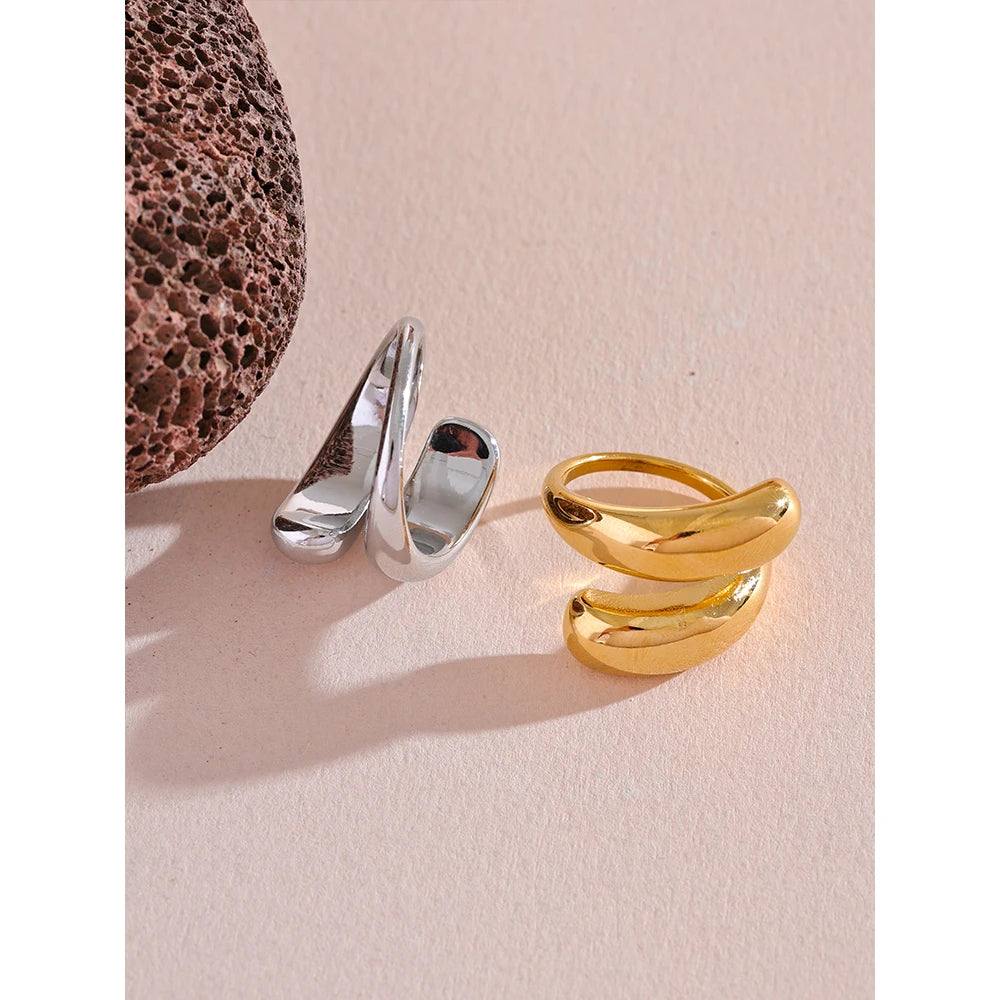 Chic Unique Stainless Steel Unusual Ring