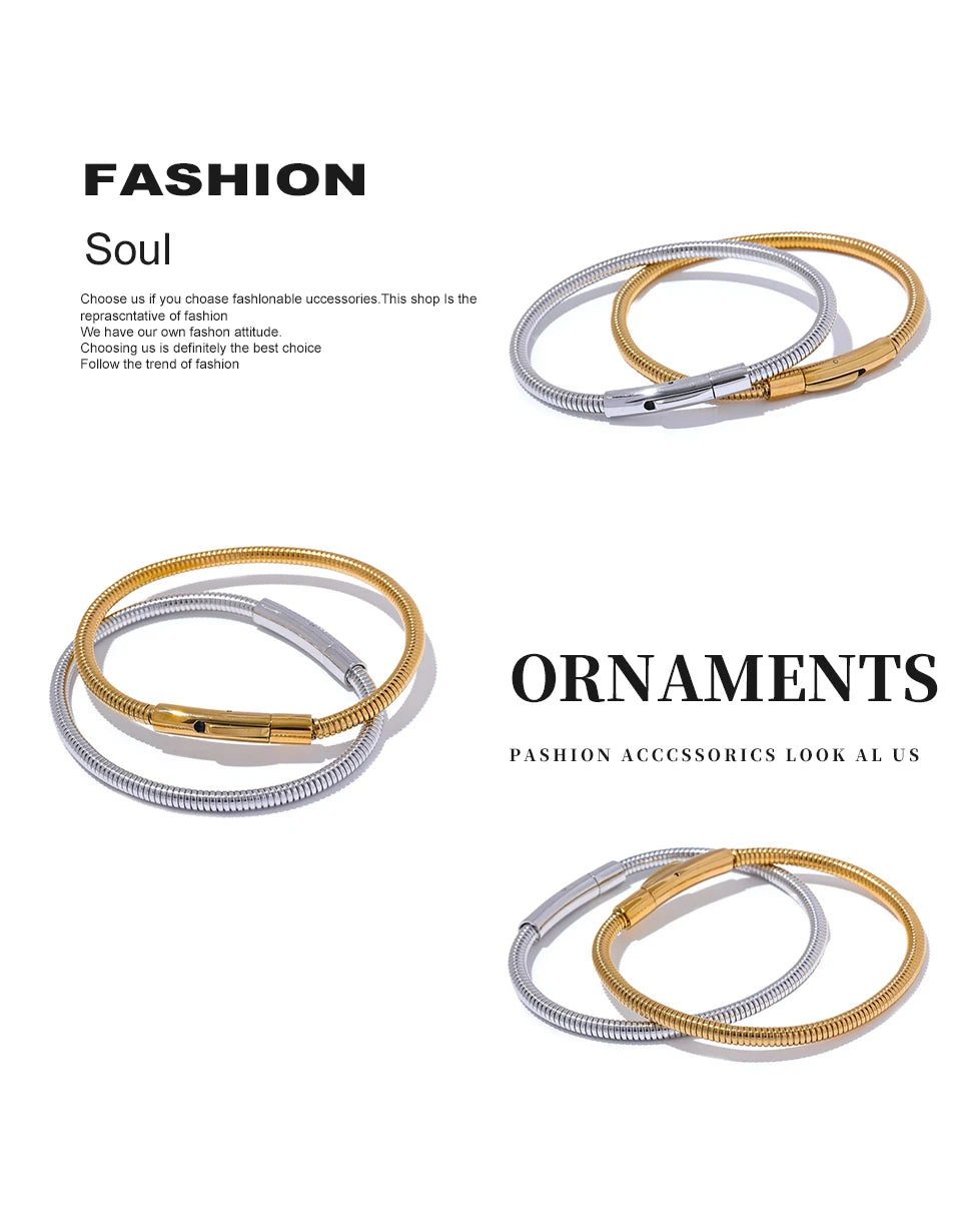 316 Stainless Steel Statement Chain Bracelet