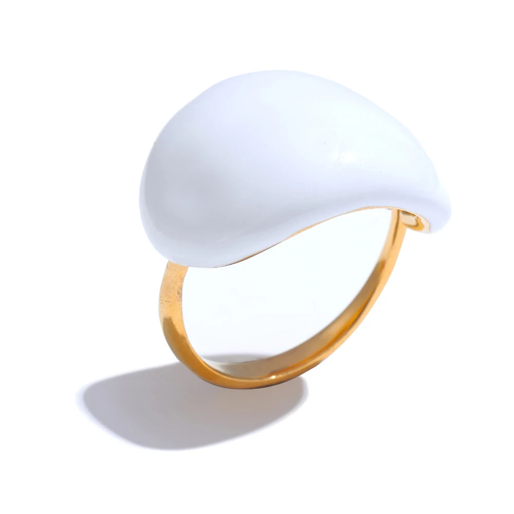 MultiColor Enamel Waterproof Ring