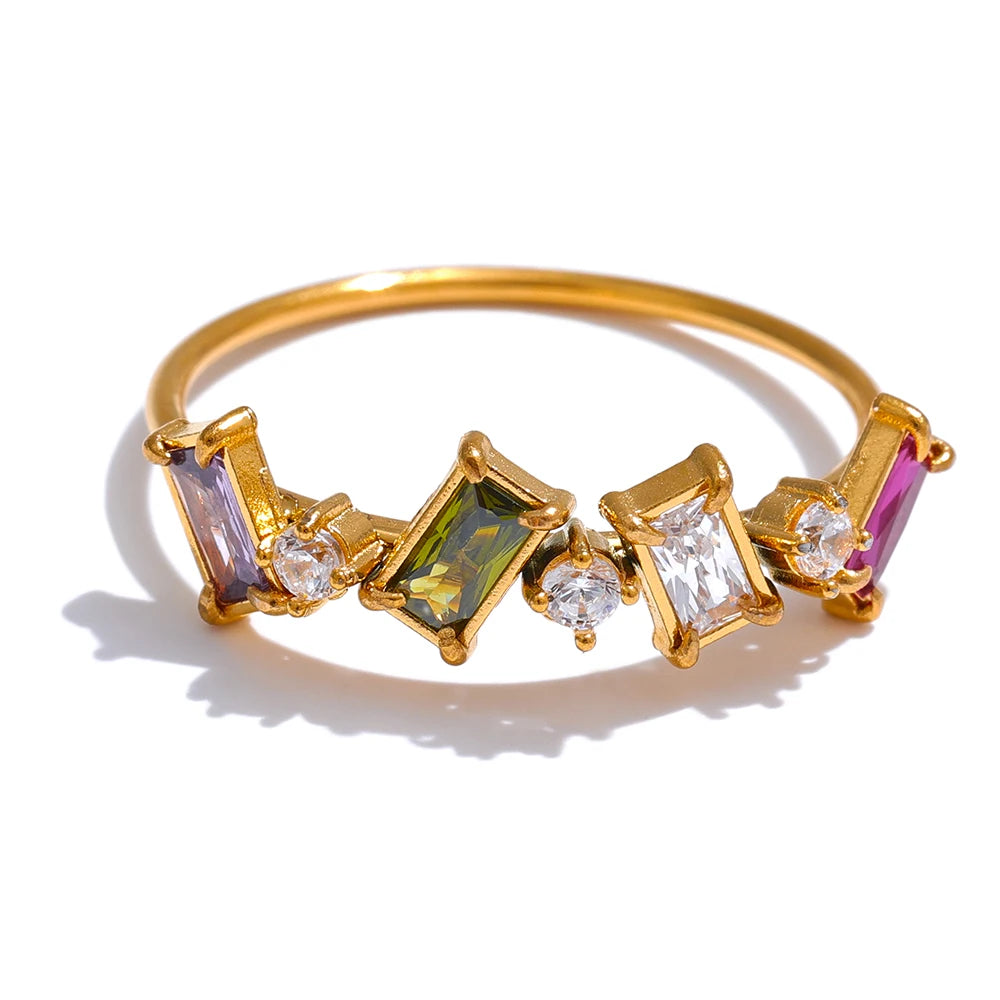 Cubic Zirconia Thin Ring