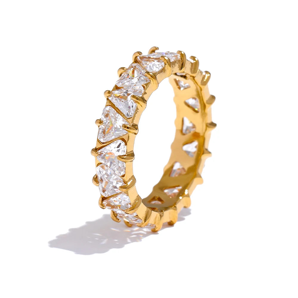 Heart Cubic Zirconia Ring