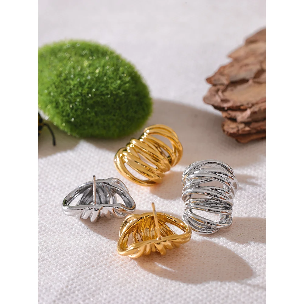 Geometric Stud Earrings