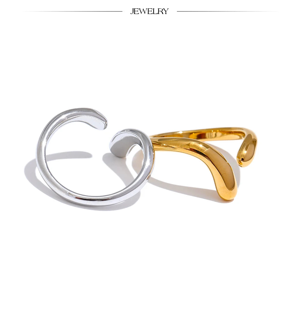 Minimalist Chic Adjustable Open Ring