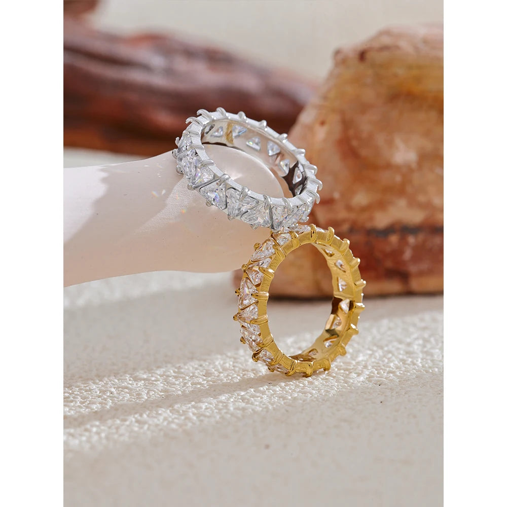Heart Cubic Zirconia Ring