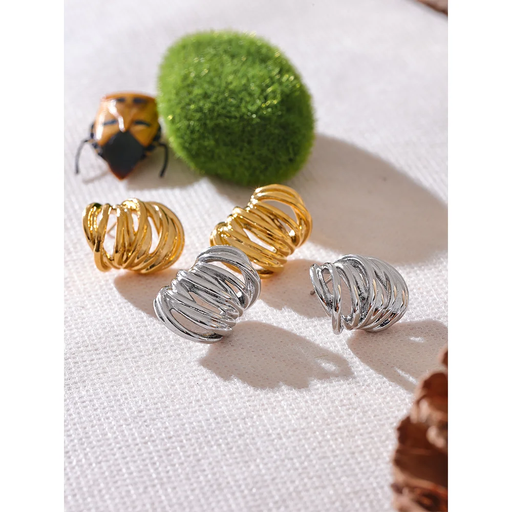 Geometric Stud Earrings