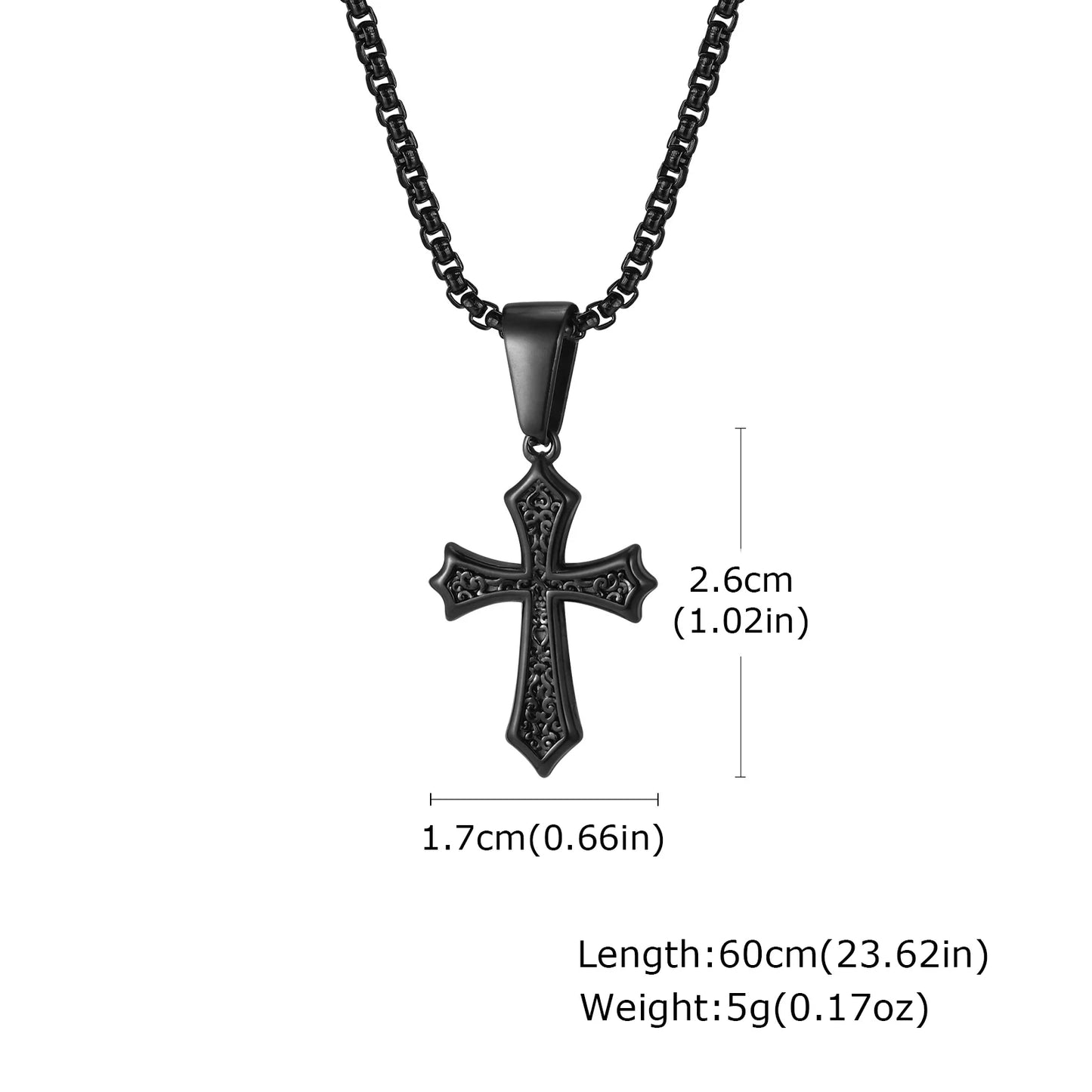 Men’s Cross Pendant Necklace