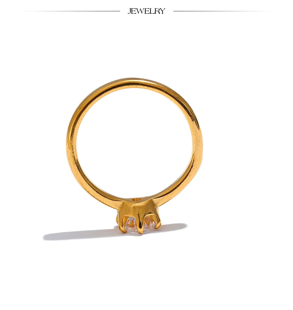AAA Cubic Zirconia Classic Ring
