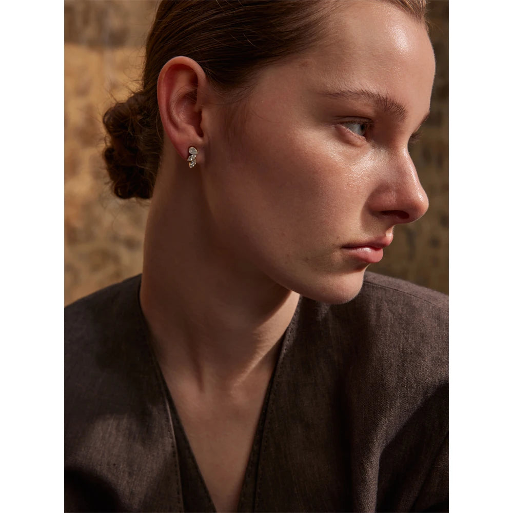 Cubic Zirconia Exquisite Wing Small Stud Earrings