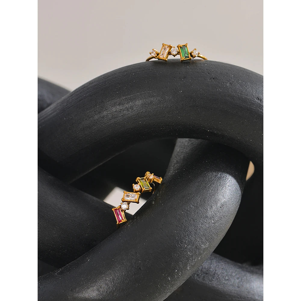 Cubic Zirconia Thin Ring